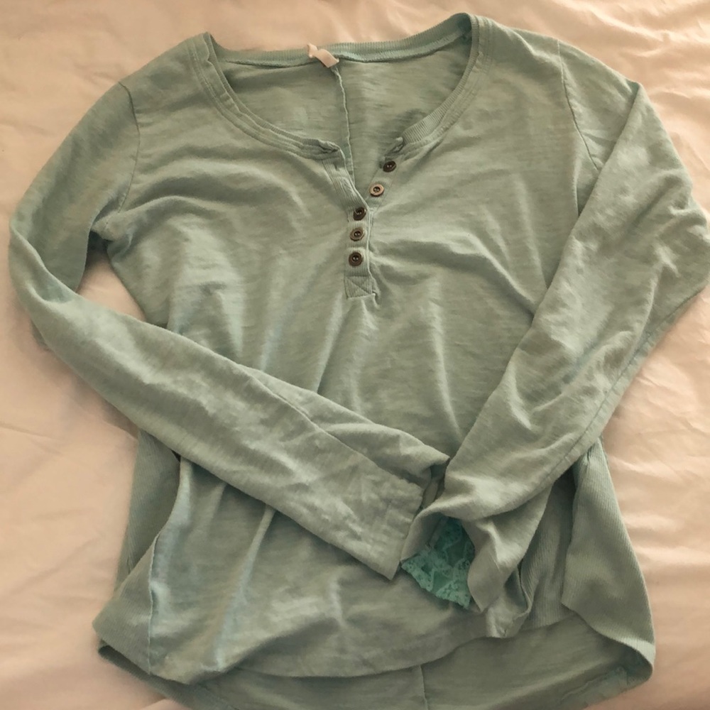 Light Blue Long Sleeved Tee